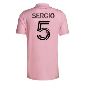 Inter Miami Sergio Busquets #5 Koszulka Podstawowych 2023-24 Krótki Rękaw